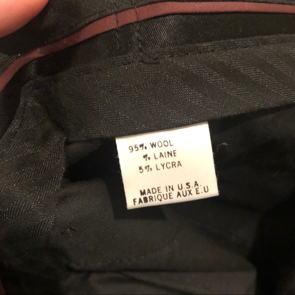 Theory Wool Boot Cut Work Pants Black - Picture 5 of 6